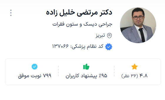 دکتر مرتضی خلیل زاده تبریز از بهترین دکترهای مغز و اعصاب تبریز