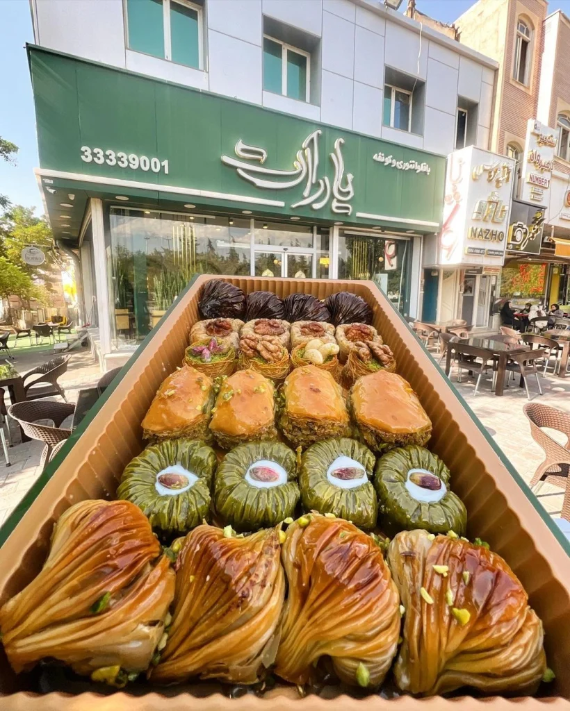 باقلوا یارات طعم ناب باقلوا تبریز