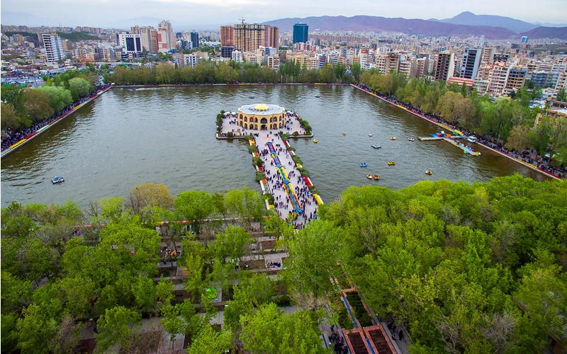 پارک ائل گلی زیباترین پارک تبریز